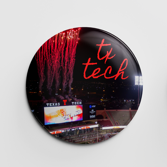 Texas Tech Skyline 2.25" Button