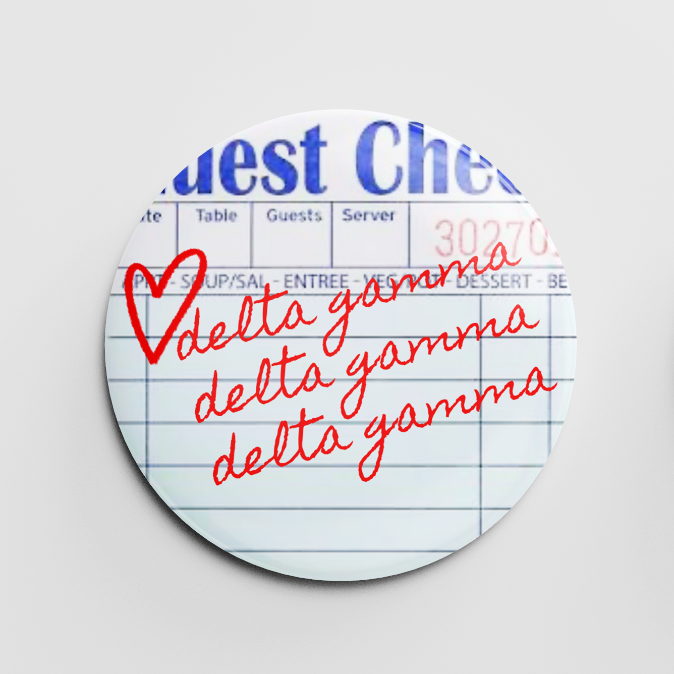 Delta Gamma 2.25" Button