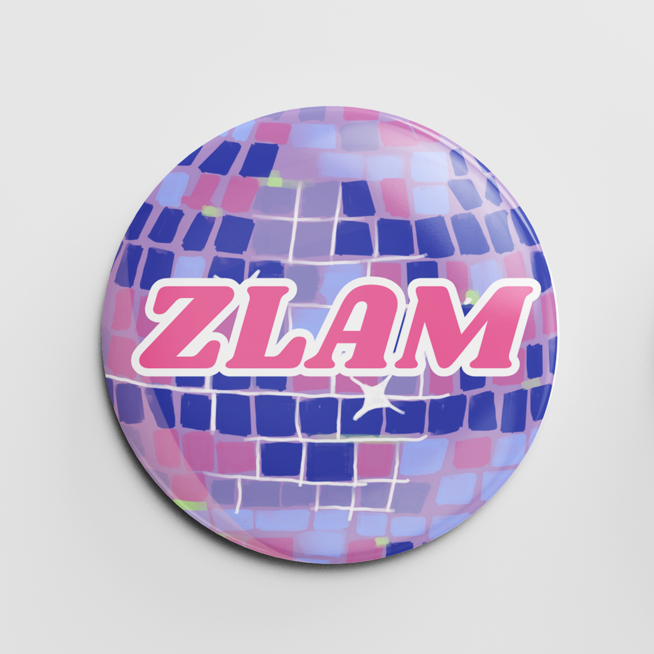 ZLAM Disco 2.25" Button